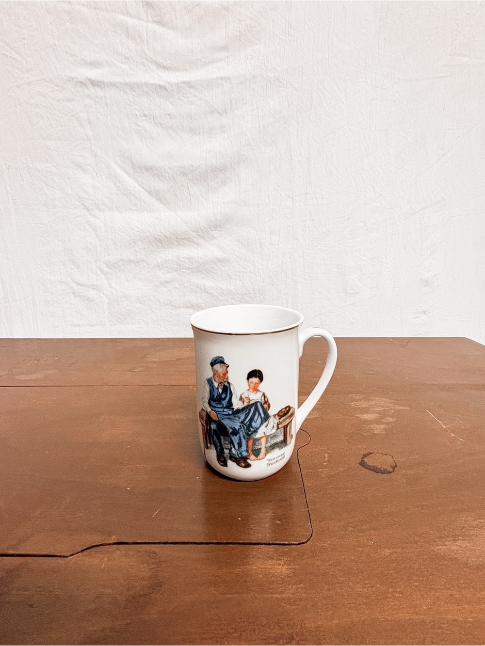 Vintage 1982’ Normal Rockwell Museum Portrait Mug